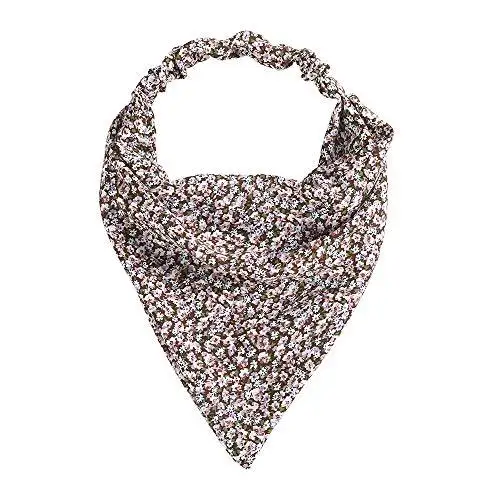 Floral Elastic Hair Kerchief Scarf - Gift Set of 3 - Image 39