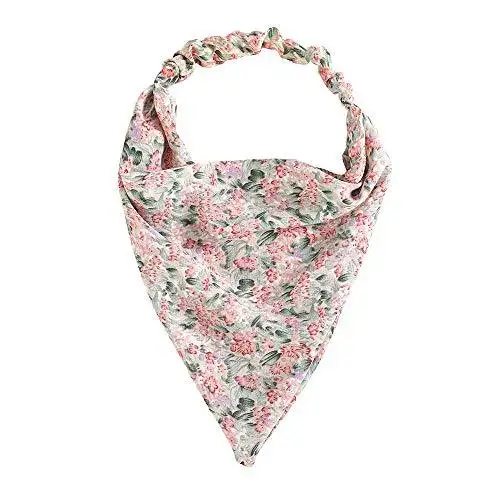 Floral Elastic Hair Kerchief Scarf - Gift Set of 3 - Image 5