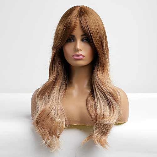 Full Bang Ombre Two Tone Wig with Waves - Image 4