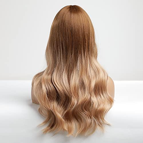 Full Bang Ombre Two Tone Wig with Waves - Image 5