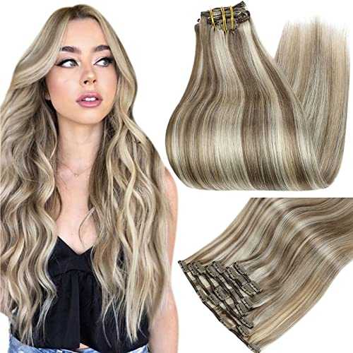 Real Human Hair Extension  Clip Ins 120 Grams 7 Pcs - Image 110