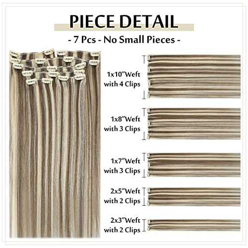 Real Human Hair Extension  Clip Ins 120 Grams 7 Pcs - Image 112