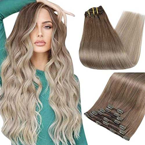 Real Human Hair Extension  Clip Ins 120 Grams 7 Pcs - Image 118