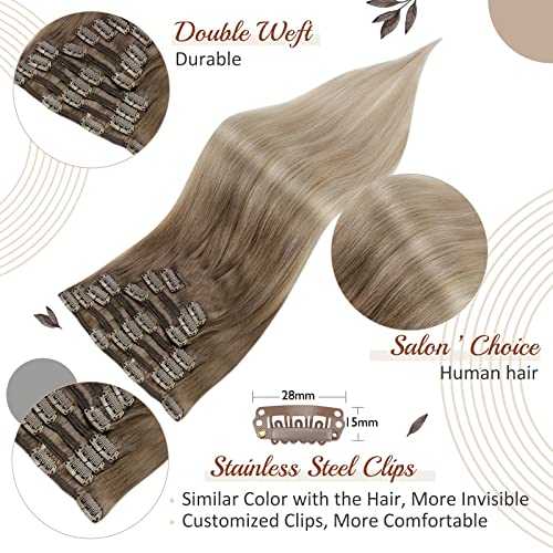 Real Human Hair Extension  Clip Ins 120 Grams 7 Pcs - Image 119