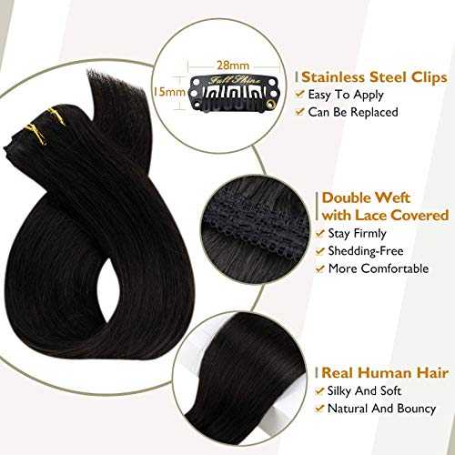 Real Human Hair Extension  Clip Ins 120 Grams 7 Pcs - Image 136