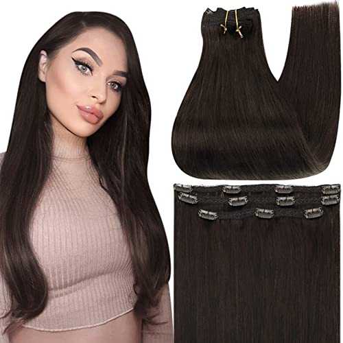 Real Human Hair Extension  Clip Ins 120 Grams 7 Pcs - Image 141