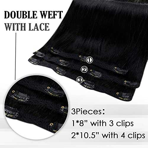 Real Human Hair Extension  Clip Ins 120 Grams 7 Pcs - Image 150