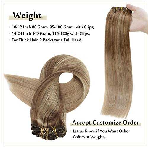 Real Human Hair Extension  Clip Ins 120 Grams 7 Pcs - Image 22
