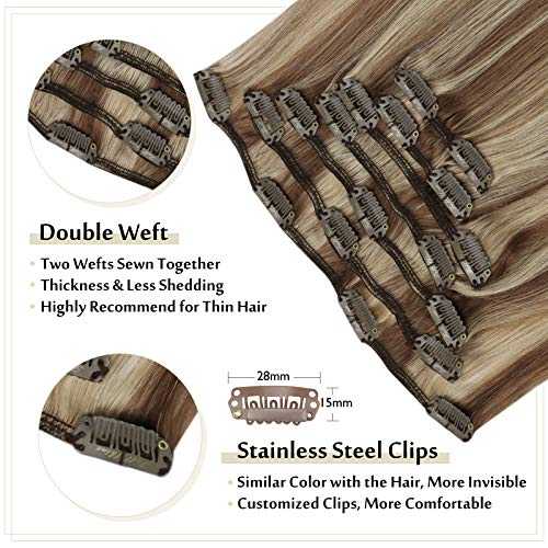 Real Human Hair Extension  Clip Ins 120 Grams 7 Pcs - Image 23