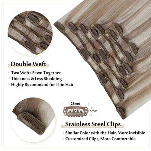 Real Human Hair Extension  Clip Ins 120 Grams 7 Pcs - Image 32