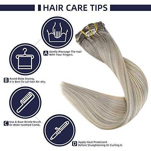 Real Human Hair Extension  Clip Ins 120 Grams 7 Pcs - Image 39