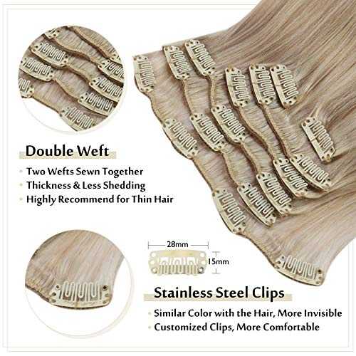 Real Human Hair Extension  Clip Ins 120 Grams 7 Pcs - Image 46