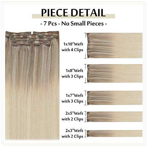 Real Human Hair Extension  Clip Ins 120 Grams 7 Pcs - Image 47