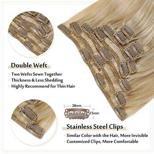 Real Human Hair Extension  Clip Ins 120 Grams 7 Pcs - Image 56