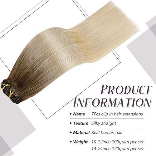 Real Human Hair Extension  Clip Ins 120 Grams 7 Pcs - Image 65