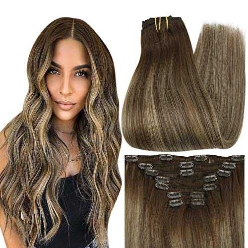 Real Human Hair Extension  Clip Ins 120 Grams 7 Pcs - Image 74