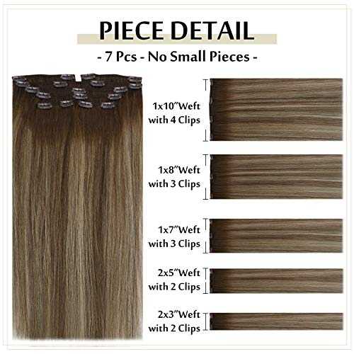 Real Human Hair Extension  Clip Ins 120 Grams 7 Pcs - Image 76