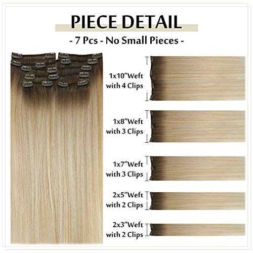 Real Human Hair Extension  Clip Ins 120 Grams 7 Pcs - Image 85
