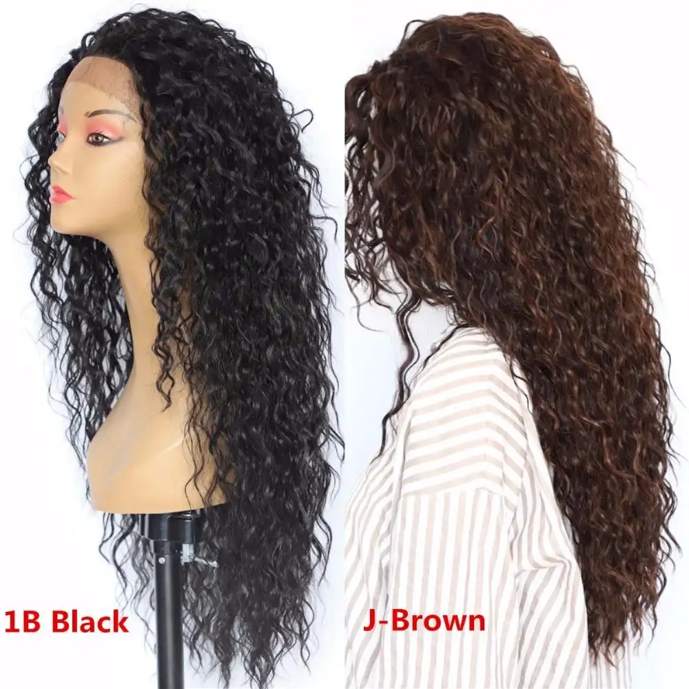 Mackenna Futura Fiber Curly Heat Resistant Lace Front Wig - Image 3