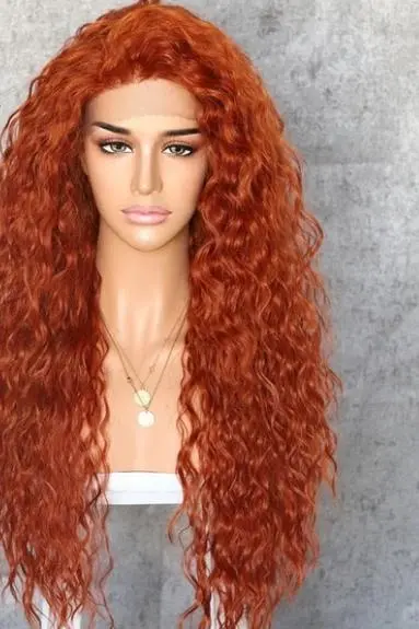 Mackenna Futura Fiber Curly Heat Resistant Lace Front Wig - Image 6