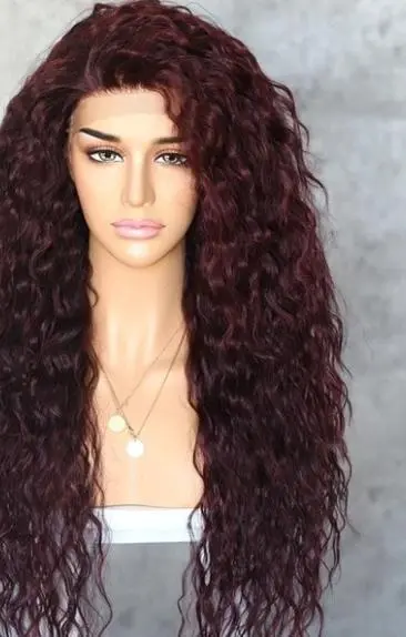 Mackenna Futura Fiber Curly Heat Resistant Lace Front Wig - Image 9