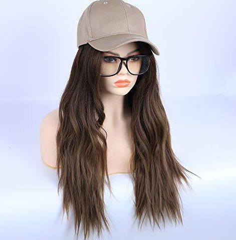 Golden Brown Wavy wig with Middle Part - Image 7