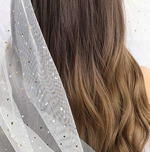 Golden Brown Wavy wig with Middle Part - Image 8