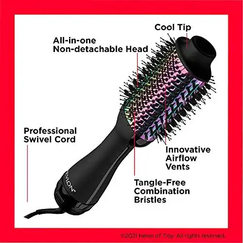 Hair Dryer Volumizer Hot Air Brush - Image 23