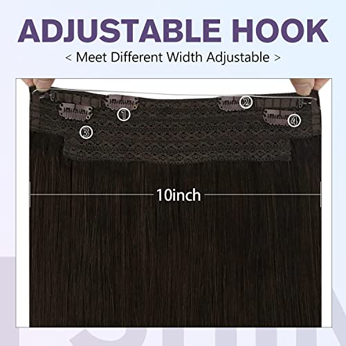 Halo Fish Wire Hair Extensions Human Hair - Image 13