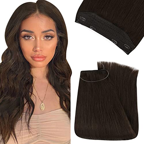 Halo Fish Wire Hair Extensions Human Hair - Image 15