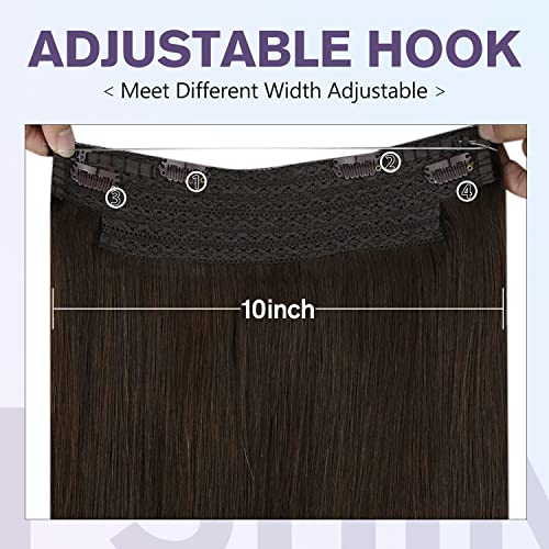 Halo Fish Wire Hair Extensions Human Hair - Image 17