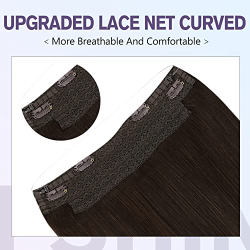 Halo Fish Wire Hair Extensions Human Hair - Image 18