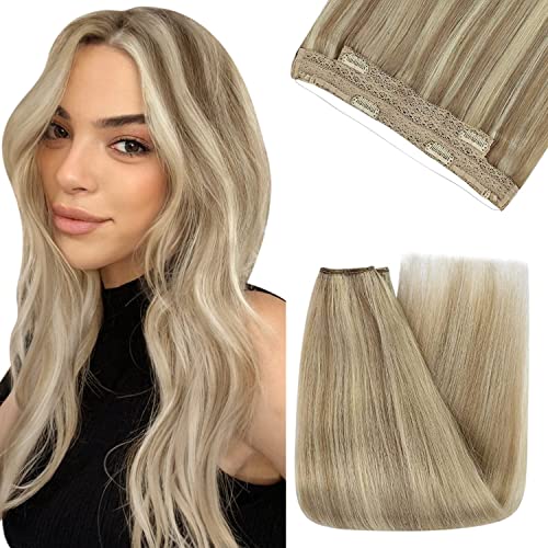 Halo Fish Wire Hair Extensions Human Hair - Image 19