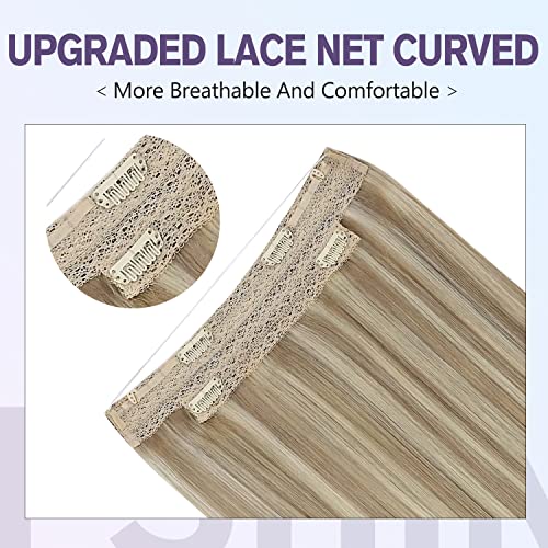 Halo Fish Wire Hair Extensions Human Hair - Image 22