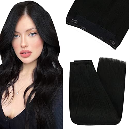 Halo Fish Wire Hair Extensions Human Hair - Image 7