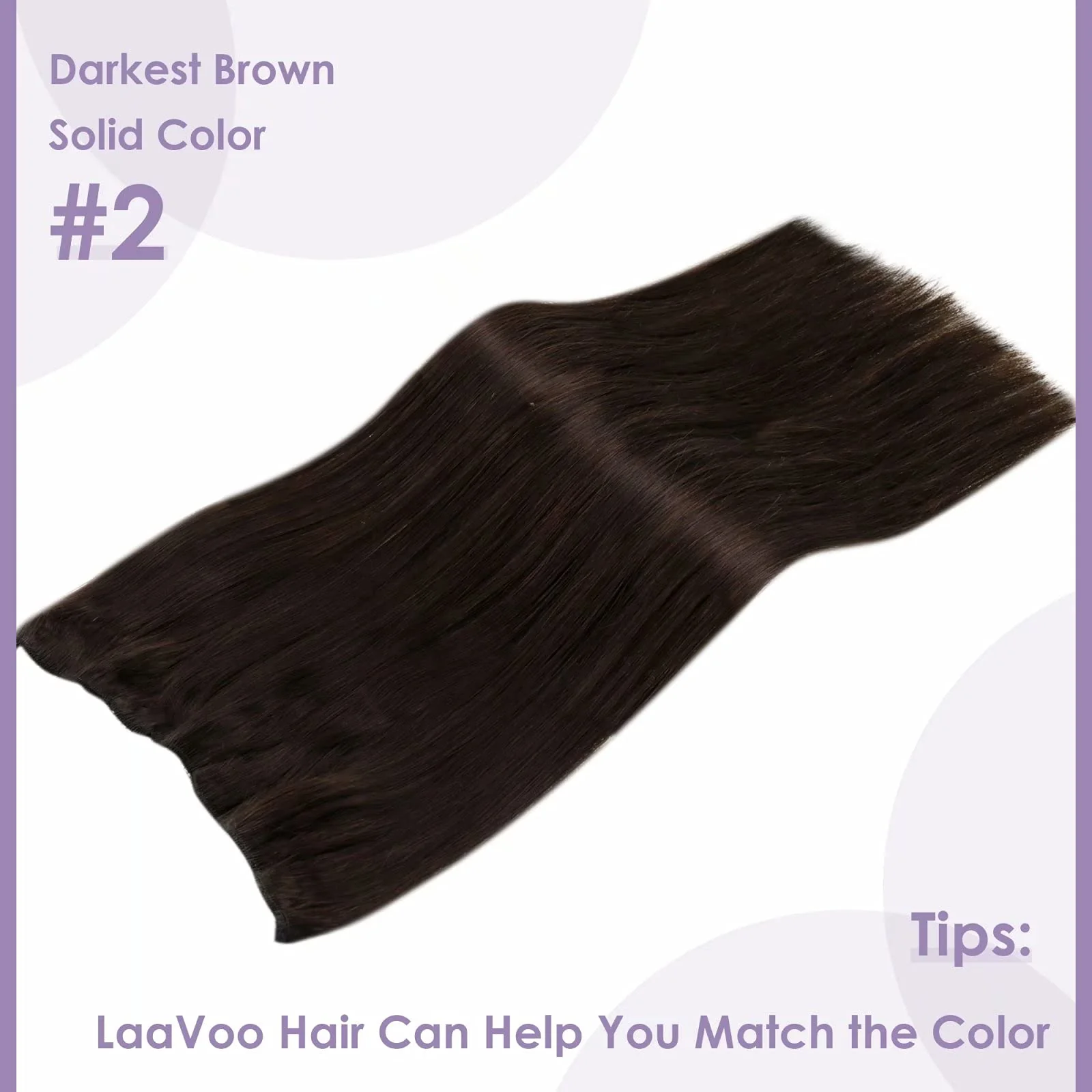 Halo Wire Hair Extensions Human Hair - Image 108