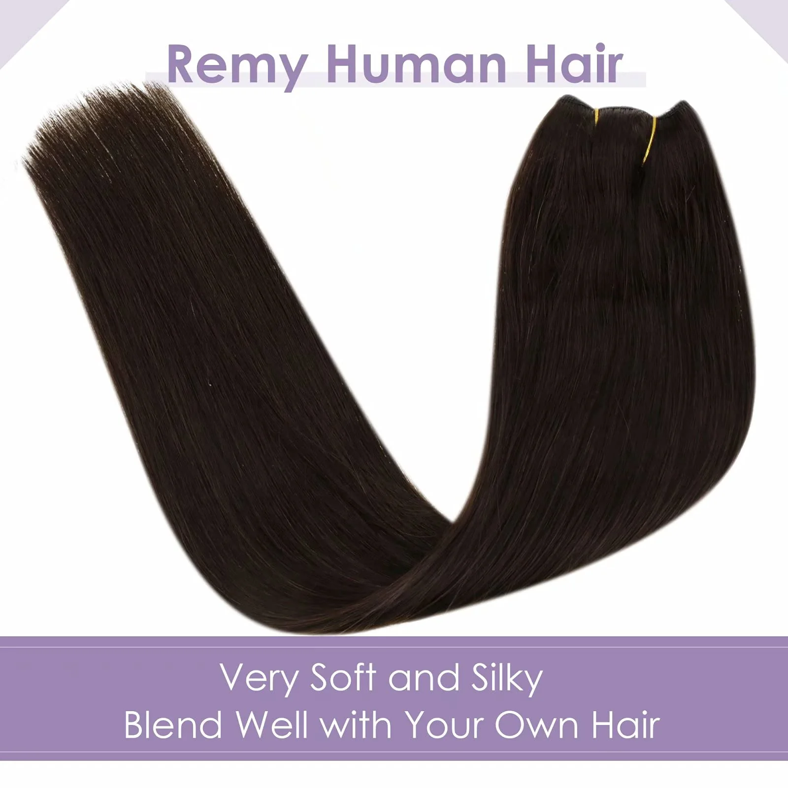 Halo Wire Hair Extensions Human Hair - Image 109
