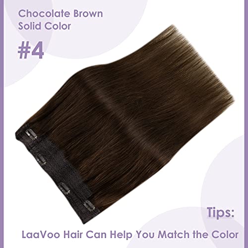 Halo Wire Hair Extensions Human Hair - Image 122