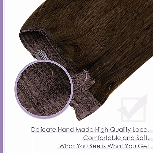Halo Wire Hair Extensions Human Hair - Image 126