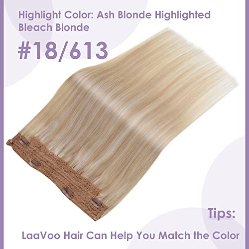Halo Wire Hair Extensions Human Hair - Image 15