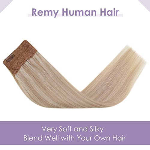 Halo Wire Hair Extensions Human Hair - Image 16