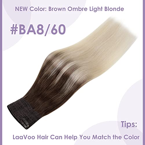 Halo Wire Hair Extensions Human Hair - Image 2