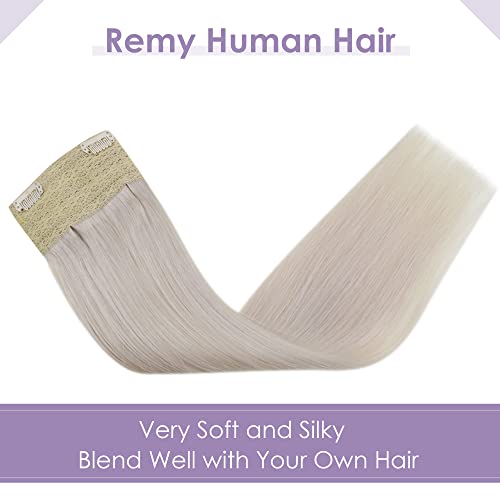 Halo Wire Hair Extensions Human Hair - Image 30