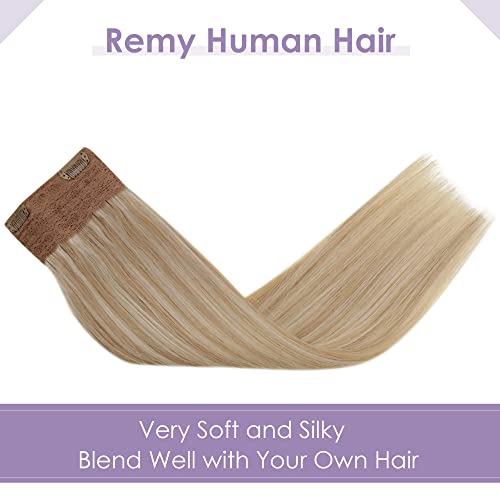 Halo Wire Hair Extensions Human Hair - Image 35