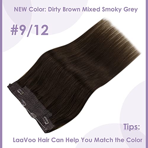 Halo Wire Hair Extensions Human Hair - Image 41