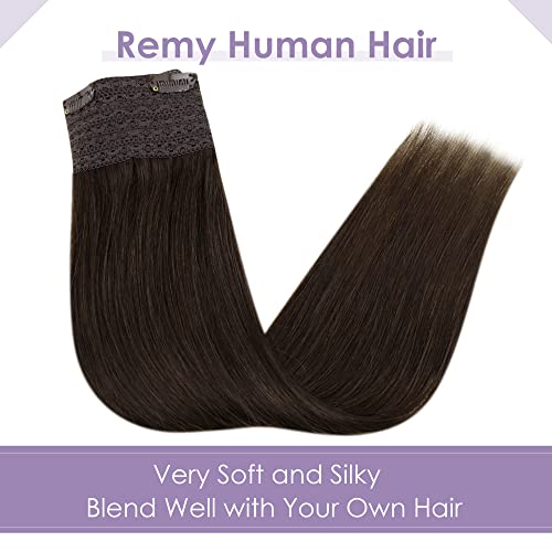 Halo Wire Hair Extensions Human Hair - Image 42