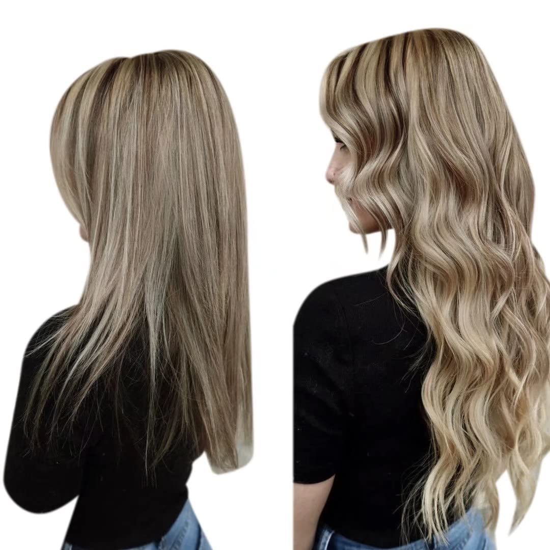 Halo Wire Hair Extensions Human Hair - Image 56