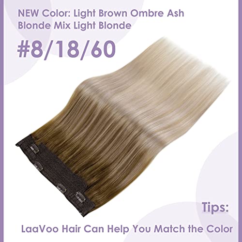Halo Wire Hair Extensions Human Hair - Image 67