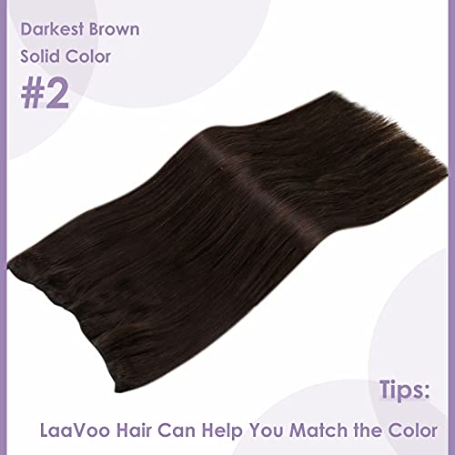 Halo Wire Hair Extensions Human Hair - Image 86
