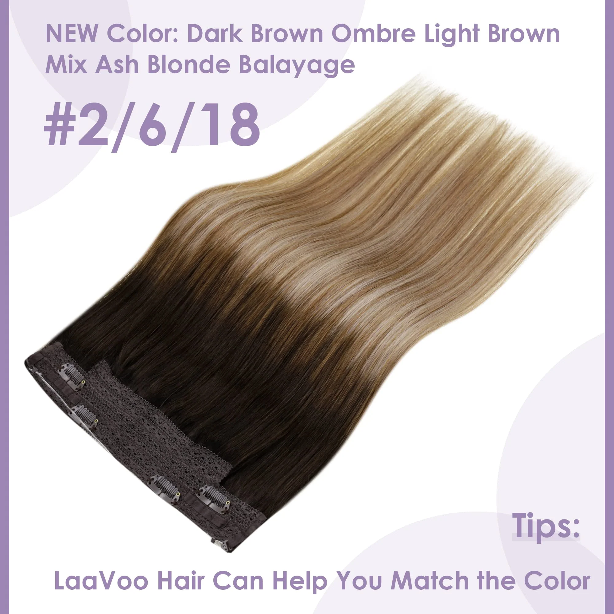 Halo Wire Hair Extensions Human Hair - Image 97